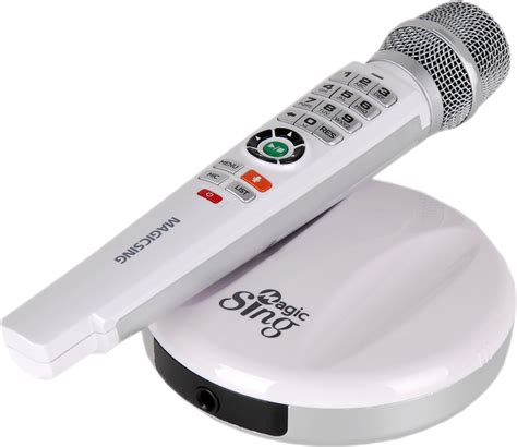 Motown magic karaoke microphone with wireless bluetooth connection